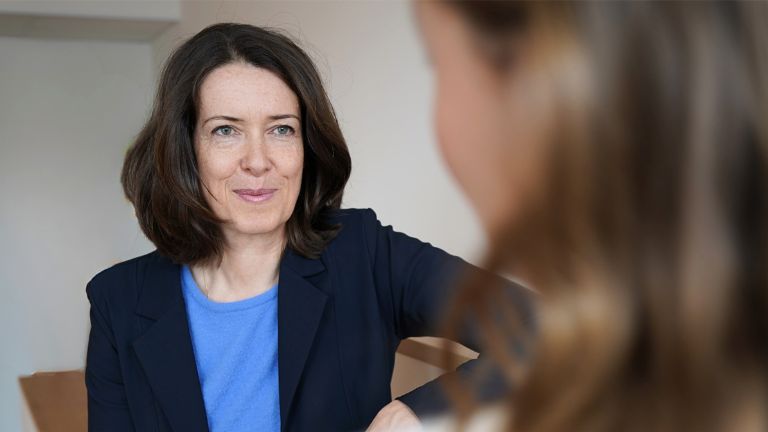 Meike Fabian i et interview
